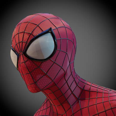 The Amazing Spider-Man Faceshell 3D model 3D printable | CGTrader