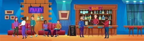 Bar Cartoon Background Stock Illustrations – 54,601 Bar Cartoon ...