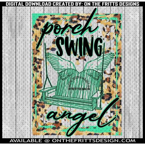 porch swing angel - On The Fritts Designs