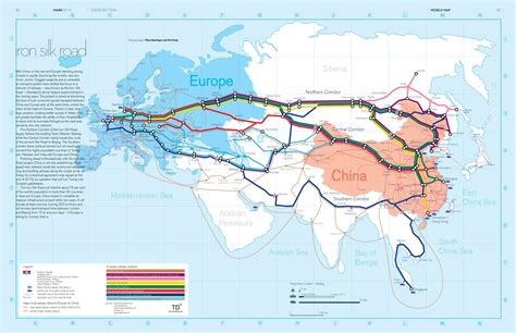 The new iron silk road - rail network in Eurasia, #china #russia #rail ...