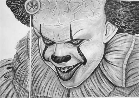 Pennywise Drawing - adrian.drawings - Drawings & Illustration, Entertainment, Movies, Horror ...