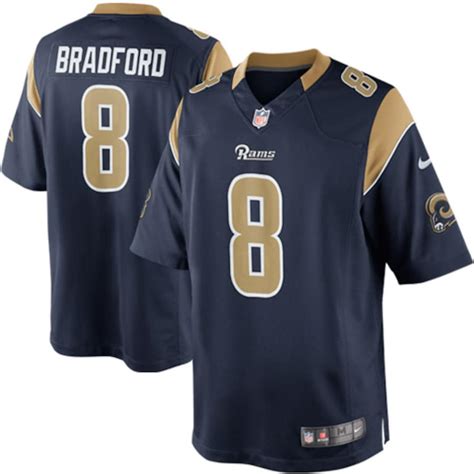 Sam Bradford St. Louis Rams Nike Team Color Limited Jersey - Navy Blue