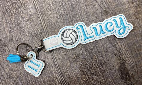 Custom Volleyball Keychain, Volleyball Team Gifts, Personalized ...