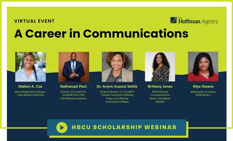 HBCU Scholarship for Communications Students | Hoffman Agency