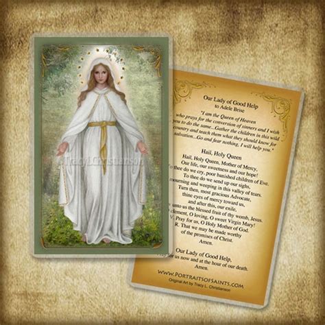 Our Lady of Champion Prayer Card/holy Card - Etsy