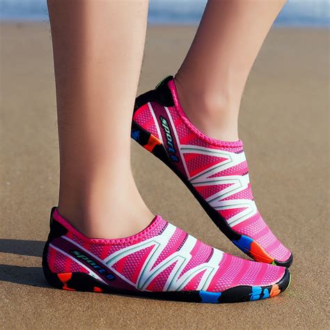 Mens Womens Non-slip Water Shoes Aqua Beach Wetsuit Shoes Swim Surf ...