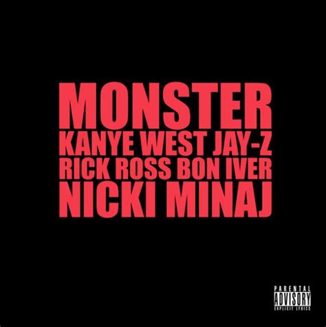 Kanye West – “Monster” (Feat. Bon Iver, Jay-Z, Rick Ross, Nicki Minaj ...