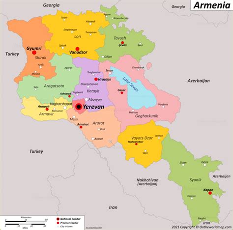 Armenia Map | Detailed Maps of Republic of Armenia