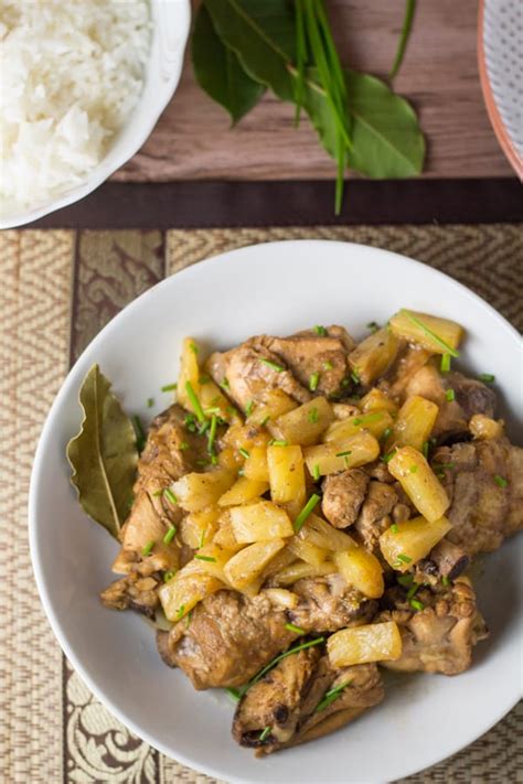 Pineapple Chicken Adobo - Salu Salo Recipes