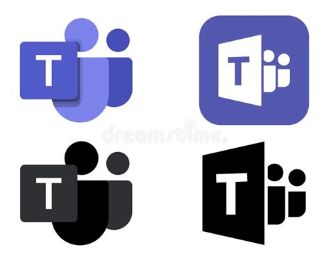 Set of Microsoft Teams Logo or Icon Editorial Photography ...