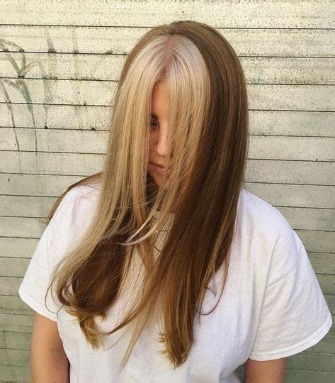 bleached bangs with brown hair - Google Search | Hair streaks, Color ...