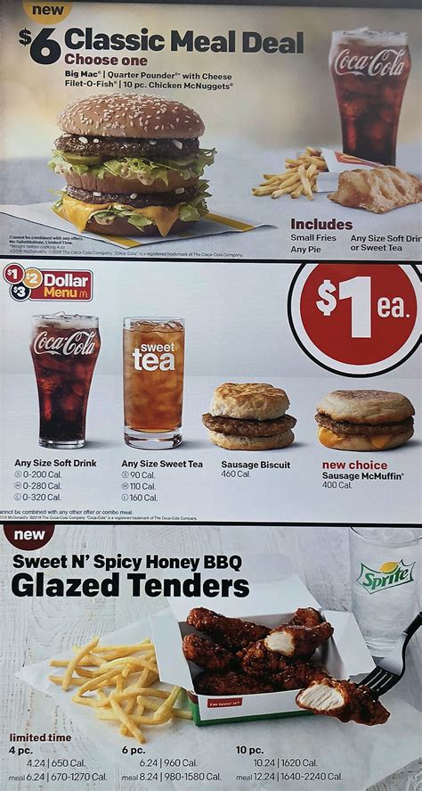 McDonald’s menu prices – SLC menu