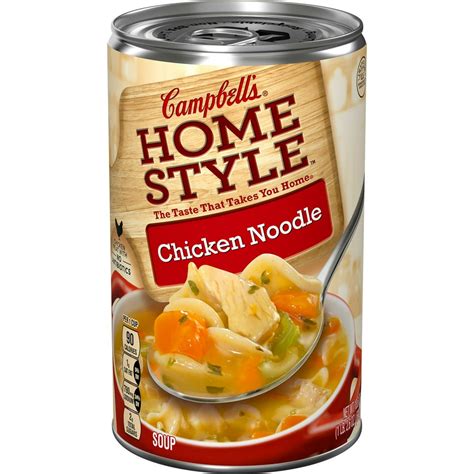 Campbell's Homestyle Chicken Noodle Soup, 18.6 oz. - Walmart.com ...