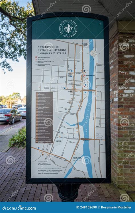 Map of the National Historic Landmark District in Natchitoches ...