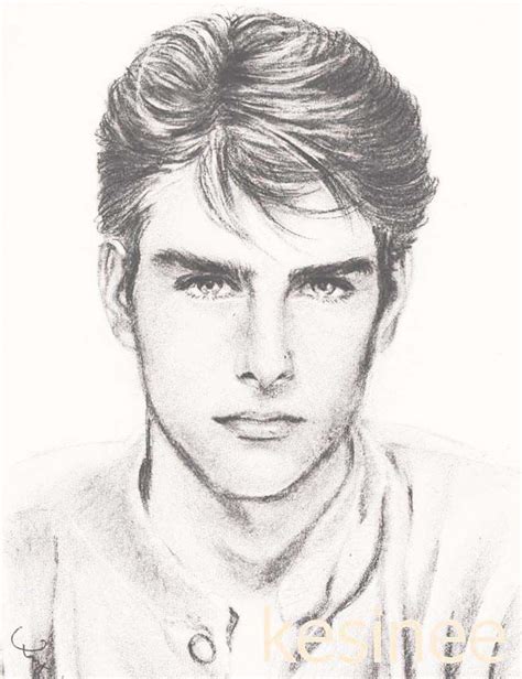 ภาพดรออิ้ง My Drawing -Tom Cruise | Desenho de rosto, Desenhos de rostos, Desenho de rosto de homem