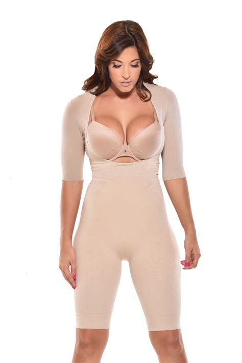 Mid-Thigh Arm control Bodysuit. Body Shaper,Arm Shapewear - Walmart.com