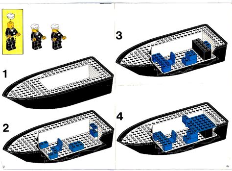 LEGO 4010 Police Rescue Boat Instructions, Boats