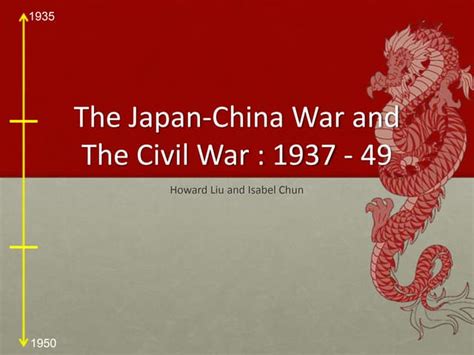 Japan-China War and The Civil War Timeline | PPT