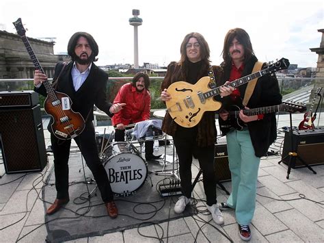 Beatles' rooftop gig recreated at Liverpool Central Library - Liverpool ...