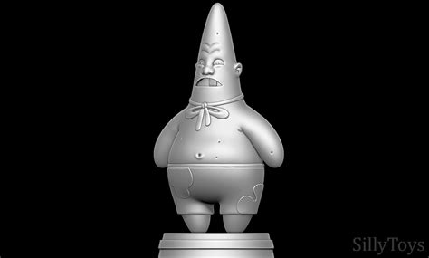 SillyToys - Patrick Star PinHead - SpongeBob SquarePants 3D print model