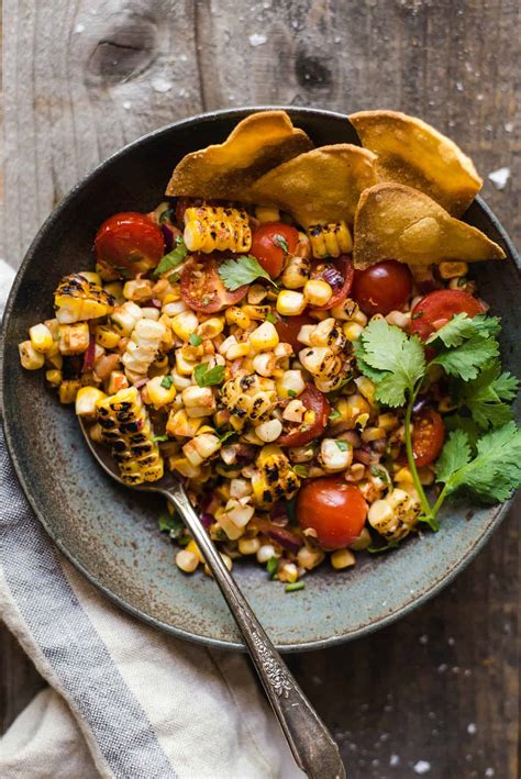 Grilled Corn Salsa | Healthy Nibbles