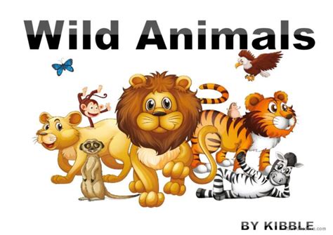 Wild Animals Presentation general vo…: English ESL powerpoints