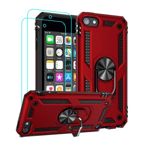 iPod Touch 7 Case, iPod Touch 6 Case, iPod Touch 5 Cases, ULAK Hybrid Rugged Shockproof Heavy ...