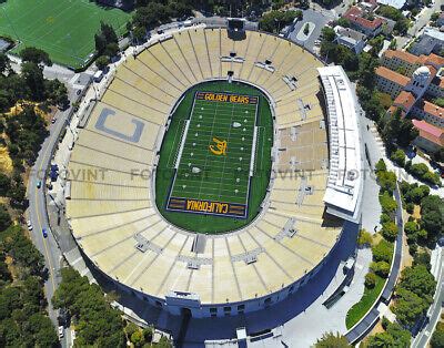 UNIVERSITY of CALIFORNIA Photo MEMORIAL STADIUM Golden Bears Football ...