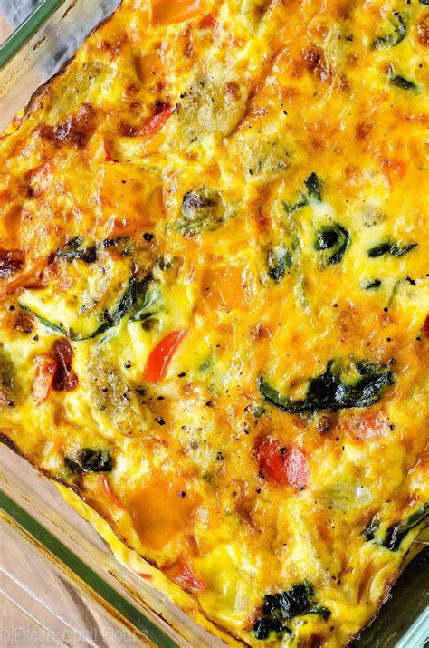 Make Ahead Breakfast Casserole: This sausage, vegetable, and egg cassero… in 2020 | Breakfast ...