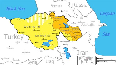 "United armenia" map according to the Armenian revelutionary federation ...