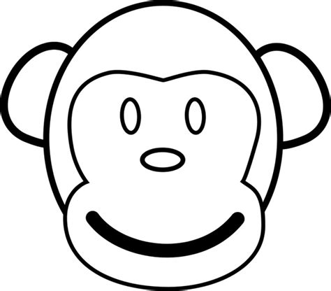 Monkey Line Art Vectors images graphic art designs in editable .ai .eps ...