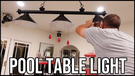 How To Install Pool Table Light In Drop Ceiling | Brokeasshome.com