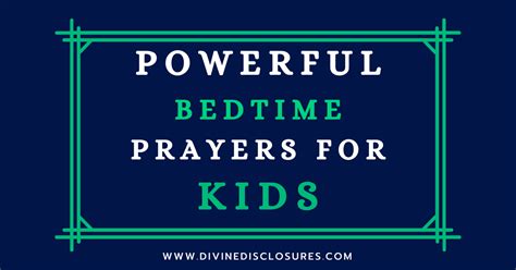 Powerful Bedtime Prayer For Kids To Say Each Night In 2024