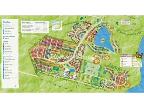 Lakeland Caravan Park Map