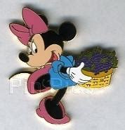 Japan Disney Mall - Minnie Mouse - Autumn Harvest Scene - From a 3 Pin Set