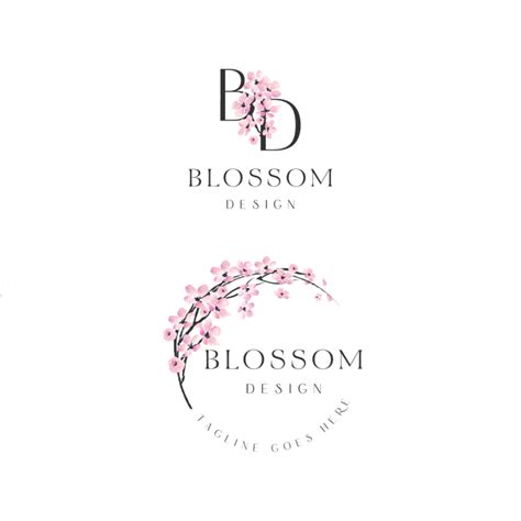 Do cherry blossom logo4 by Irinaay | Fiverr