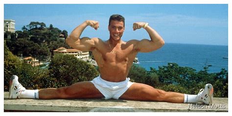 Pegatinas «Jean Claude Van Damme Splits» de Nelson Mutts | Redbubble