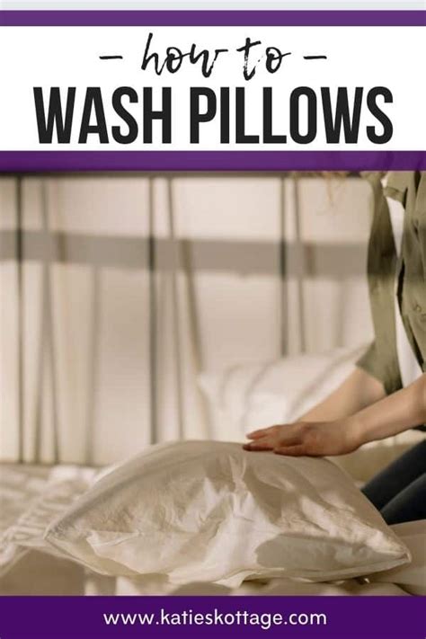 How To Wash Pillows (And How Often To Do It) - KatiesKottage