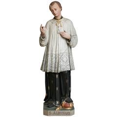 Antique Saint Aloysius Statue at 1stDibs