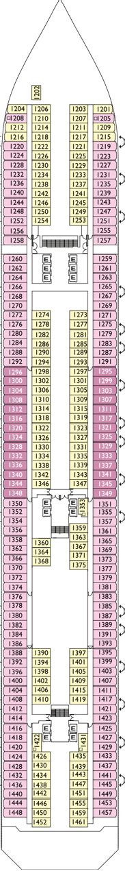 Costa Favolosa Deck plan & cabin plan