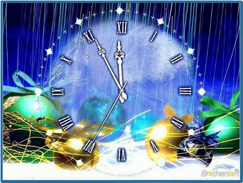 Xmas Clock Countdown Screensaver - Download-Screensavers.biz