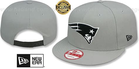 New England Patriots NFL TEAM-BASIC SNAPBACK Grey-Black Hat