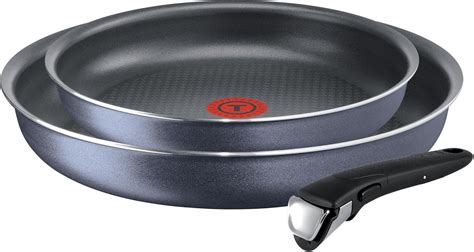 Tefal Ingenio Elegance Set of 2 frying pans 24/28 cm+1 removable handle ...