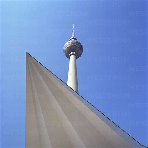 Alexanderplatz, TV Tower, Berlin, Germany stock photo