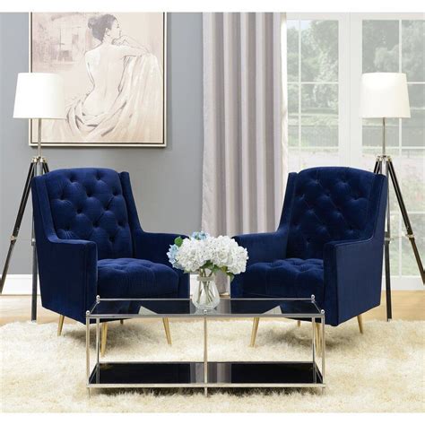 Blue Chairs For Living Room