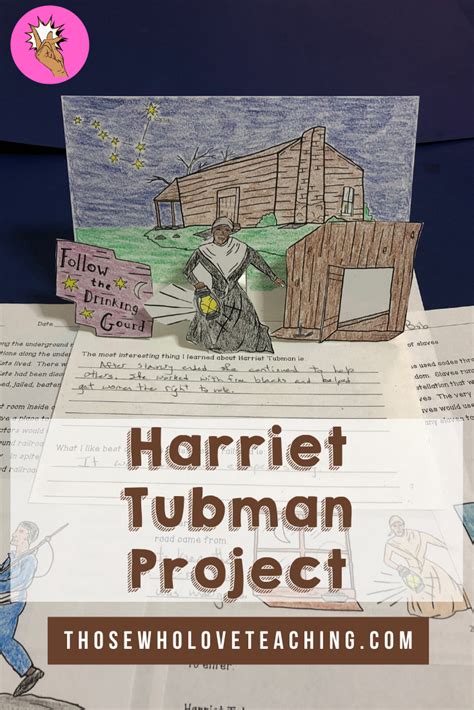 Harriet Tubman Project | Underground railroad activities, Underground railroad project, Harriet ...