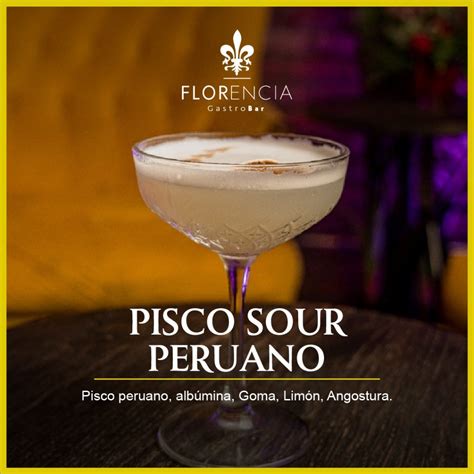 PISCO SOUR PERUANO – Carta Florencia