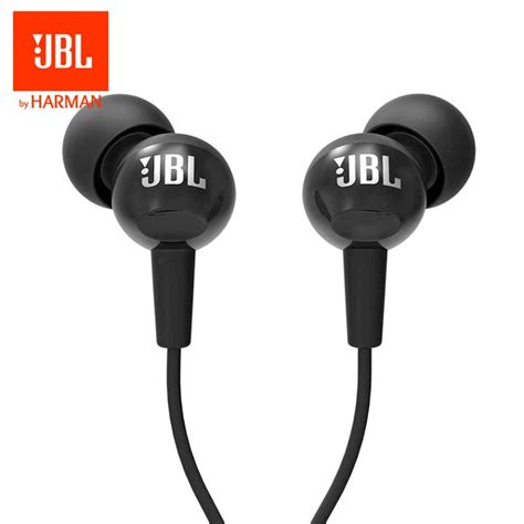 JBL In Ear HeadPhone C100SI ( Black ) سماعات هاتف سلكية - Mart Online Shop