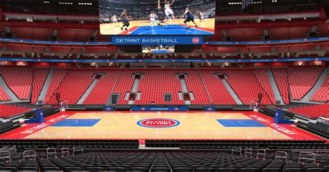 What the Detroit Pistons' court will look like with the new logo