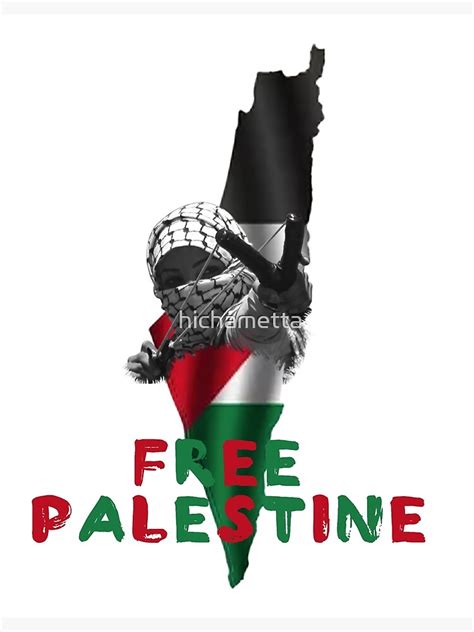 "Free Palestine" Poster by hichametta | Redbubble